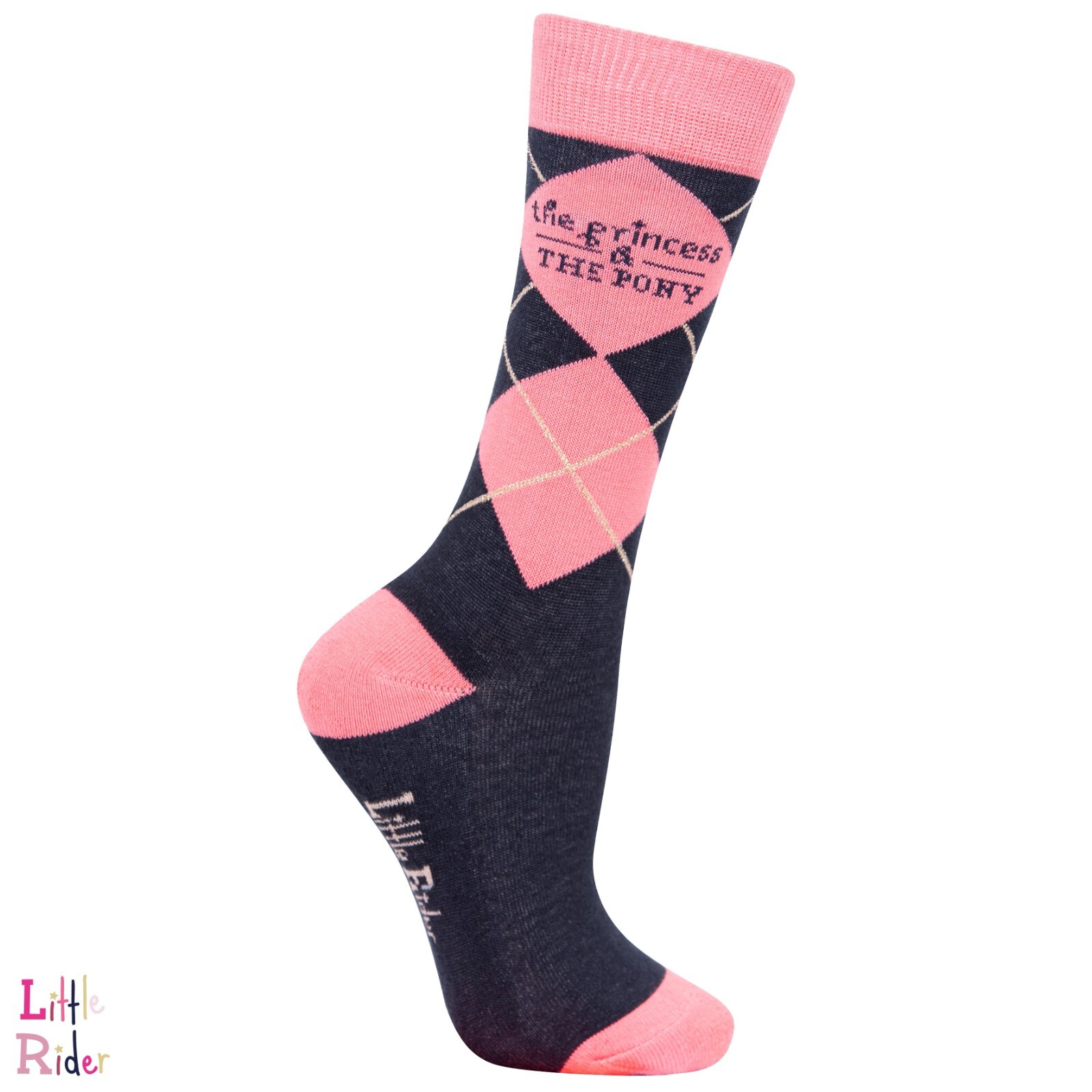 Calze Equitazione La Principessa e il Pony Calzini di Little Rider (Confezione da 3) Bambino 8 12