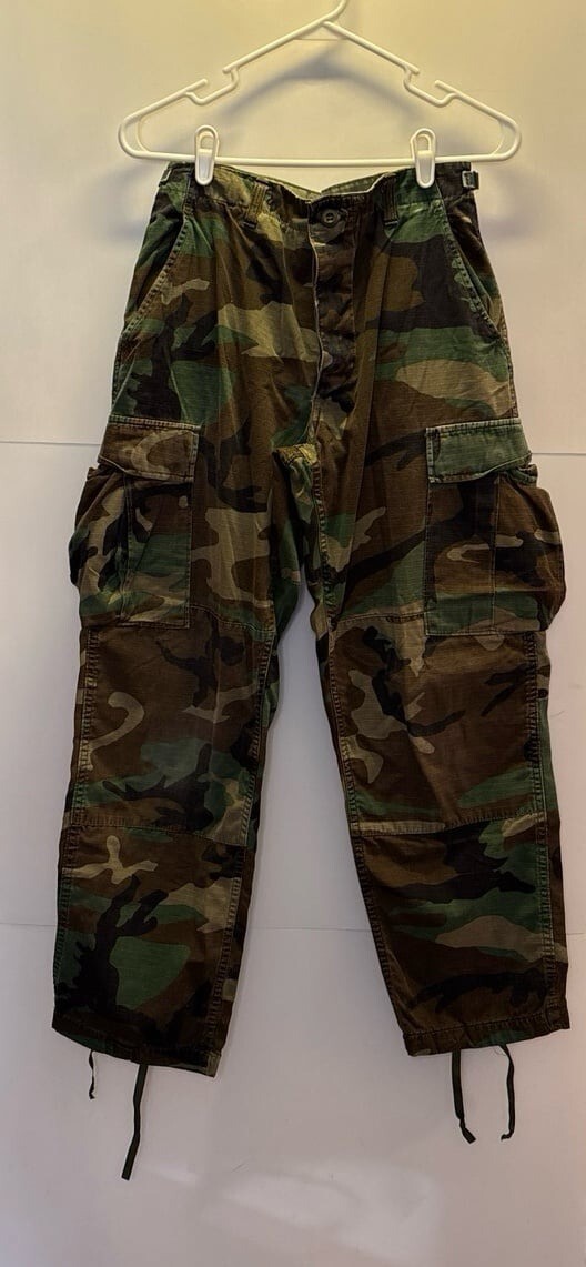 Tactical Camo Cargo Pants for Men - Small Size