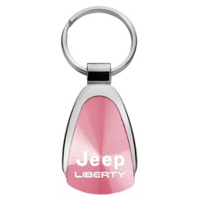 Jeep Liberty Tear Drop Key Ring Pink Jeep Liberty Tear Drop Key Ring Pink