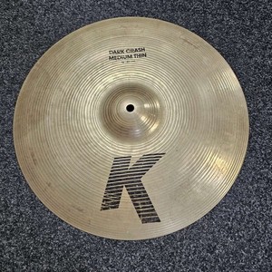 Crash Cymbal 16" Zildjian K scuro medio sottile USATO! RKDMT110826