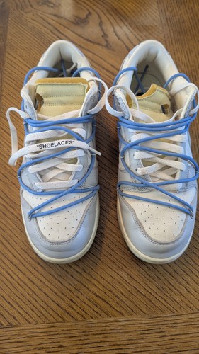 Nike dunk low off white sail grey