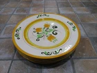 Stangl Pottery Dinner Plates  Tulip Plate 10"  Vintage (4)  pcs. Yellow