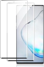 2-Pack 3D Tempered Glass for Samsung Galaxy Note 10, Anti Scratch, Case Friendly