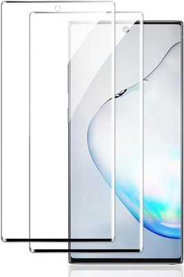 2-Pack 3D Tempered Glass for Samsung Galaxy Note 10, Anti Scratch, Case Friendly