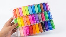 36 Color Air Dry Modeling Clay Kit with Sculpting Tools DIY Craft Set Kids