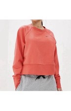 Nike Dry Fit Cropped Cutout Orange Sweatshirt. New no tag.