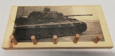 Schlüsselbrett Holz Tiger II - UNIKAT (0682)