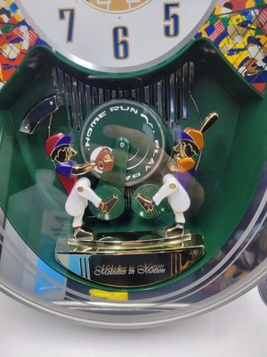 Seiko QXM256SRH Baseball Melodies in Motion Musical Moving Wall