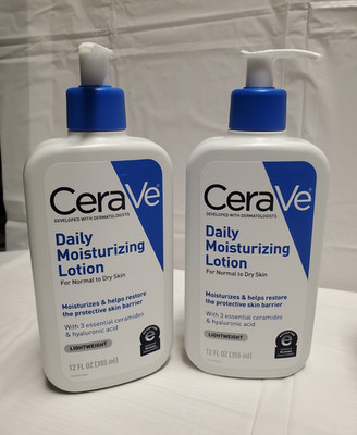 CeraVe Daily Moisturizing Lotion Normal to Dry Skin Unscented 12 fl oz Pump