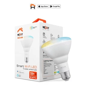 Nexxt Solutions Smart Wi-Fi LED BR30 Tunable White Light Bulb