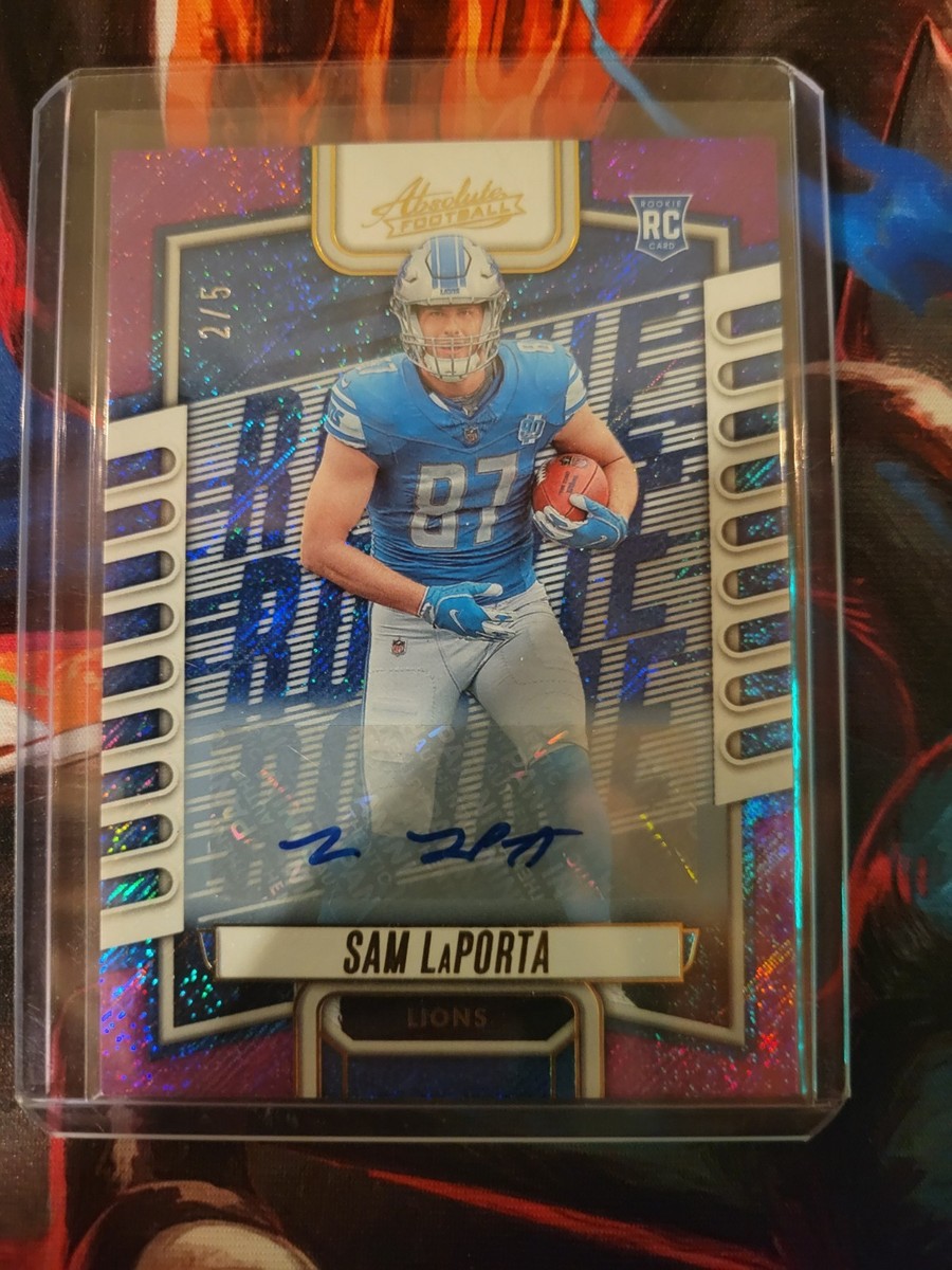 Sam LaPorta 2023 Absolute Rookie Auto RC “Purple Rain” /5 SSP