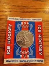 Commemorative Coin USA Olympics Nagano Ice Hockey 1998 General Mills