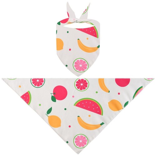 Washable Dog Scarf Cotton Cat Bibs Cute Pet Bandana Pet Supplies - Picture 8 of 22