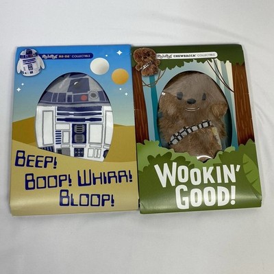 Hallmark Itty Bittys Star Wars R2-D2 and Chewbacca Plush Sealed in Cards