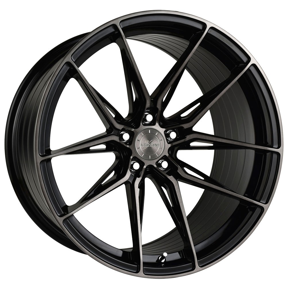 20" Vertini RFS1.8 Black 20x9 20x10 Wheels Rims Fits Maserati Quattroporte