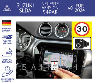 SUZUKI SLDA 2024 54PA8 EU & UK Navi SD Karte VITARA SWIFT IGNIS S-CROSS BALENO