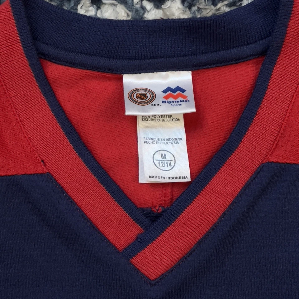 Camiseta deportiva New York Rangers Eric Lindros Lady Liberty talla juvenil M Mighty Mac Sports Foto 2 de 4