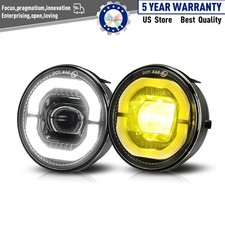 2pcs Led Fog Lights Assembly Driving Whiteyellow For Toyota Tacoma 2005-2011
