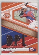2020 Panini Elite Extra Edition DPL Material Orange 193/199 Lenny Carela 14my