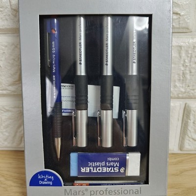 Staedtler Mars Professional Technische Stifte + Bleistift 0,35-0,5-0,7 mm Micro Neu