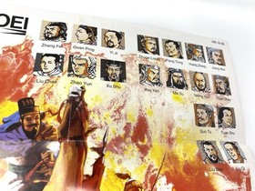 Romance of the Three Kingdoms NES Reference Map/Poster VTG Insert Koei Nintendo