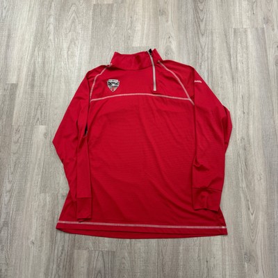 Columbia Omni-Wick Classic Golf DC United Pullover Women's Large Red Soccer 
