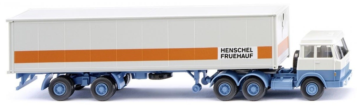 Camion WIKING HANOMAG Henschel 6x4 pour créer un diorama de fret industriel