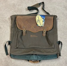 High Sierra Canvas Leather Garment Bag. NWT!