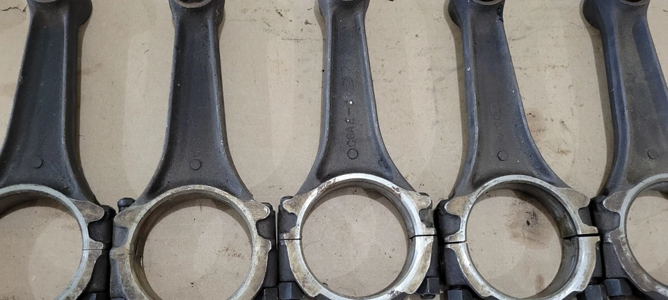 Juego de bielas de pistón Ford Mercury 390 GT PI MUSTANG COUGAR 1966-68 7 C6AE-C Foto 4 de 4