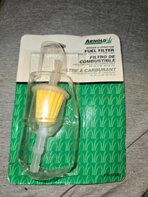 NEW ARNOLD FF-125A SMALL ENGINE MOWER IN LINE GAS FUEL FILTER 1/4 - 5/16 6404867