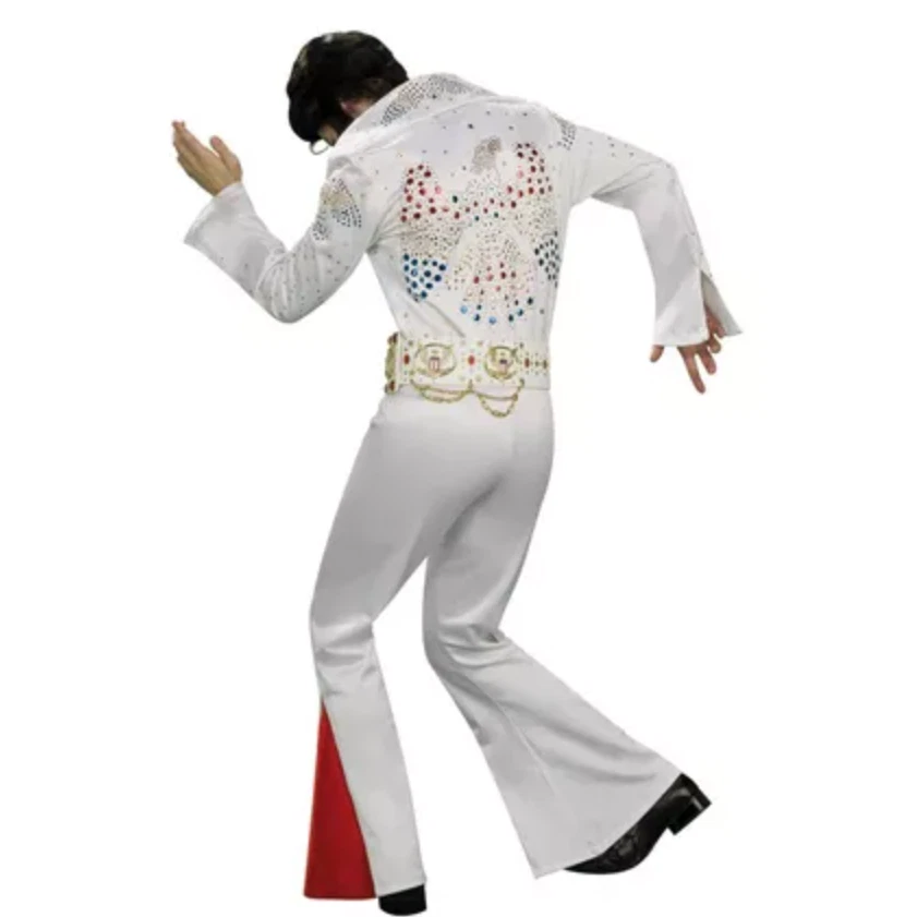 Mono Elvis Presley Aloha Eagle Disfraz para Adulto Vestido Elegante de Lujo Envío Gratis EE. UU. Foto 2 de 2