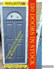 SOLIDOR CONWAY ANTHRACITE GREY COMPOSITE DOOR PVC FRAME 900 X2070 WHEEL CHAIR 