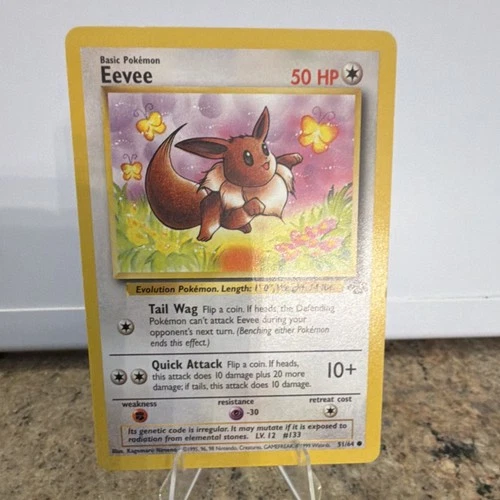 Pokémon Eevee Jungle 51/64 Common Regular Basic 50 HP English