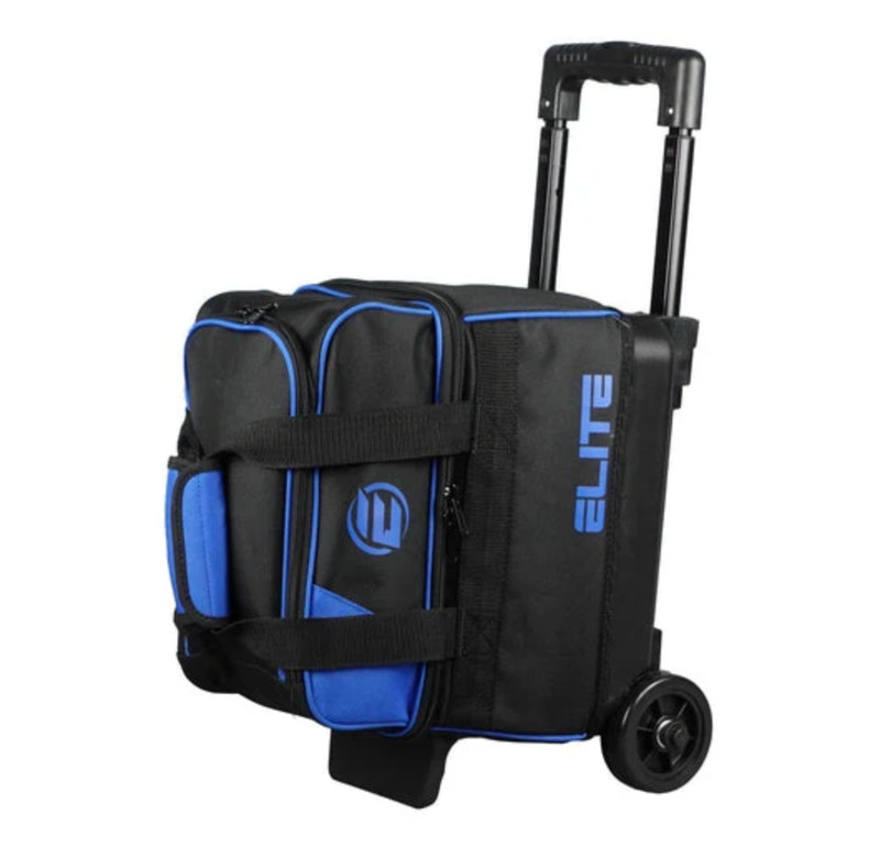 Elite Rolling Bowling Ball & Shoe Bag Royal Blue