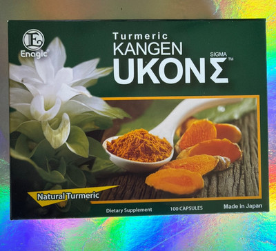 Enagic Turmeric Kangen Ukon Organic Multivitamins Vegeterian Capsules - 100...