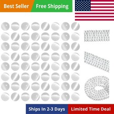180pcs White Cat Eye Stone Beads 6mm Round Crystal Loose Bead for Jewelry Mak...