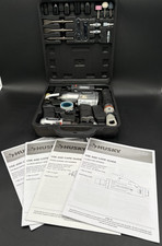 Air Tool Kit 4 Pc Husky Ratchet Dig Grinder Hammer Sockets Chisels Stones Case