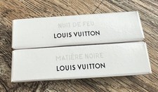 2 LOUIS VUITTON 1 MATIERE NOIRE and 1 NUIT DE FEU 2.0ml .06fl oz each