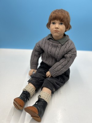 Vintage 24  Sabine Esche Sigikid Sammy Boy Vinyl Doll LE #591 / 1500 Partial Box