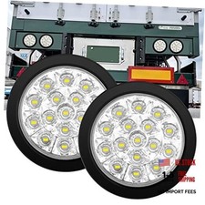 LED Truck Tail Light, Trailer Taillight 12V 24V Turn Signal Round Tail Lamp
