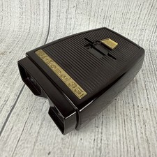 Antique Bi-Lens 35 Sawyers Inc 35mm Brown Bakelite Slide Viewer Tested - Clean