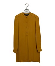 GUCCI (Gucci) Half-button midi dress/ dark yellow/ size: M