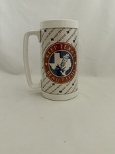 Vintage Thermo Serv Keep Texas  Beautiful Mug Plastic Texas With Handle 6.5”