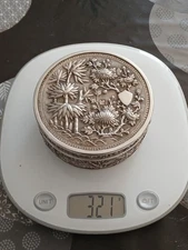 Indochina Solid Silver Box.