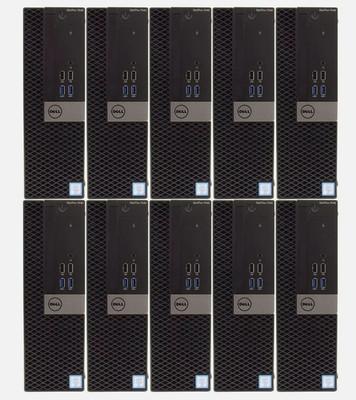 Lot 10 PC Dell Desktop OptiPlex 7040 SFF Core i5 8GB RAM No HDD