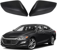 Side Mirror Cover Compatible with Chevrolet Malibu 2016-2024 Driver and