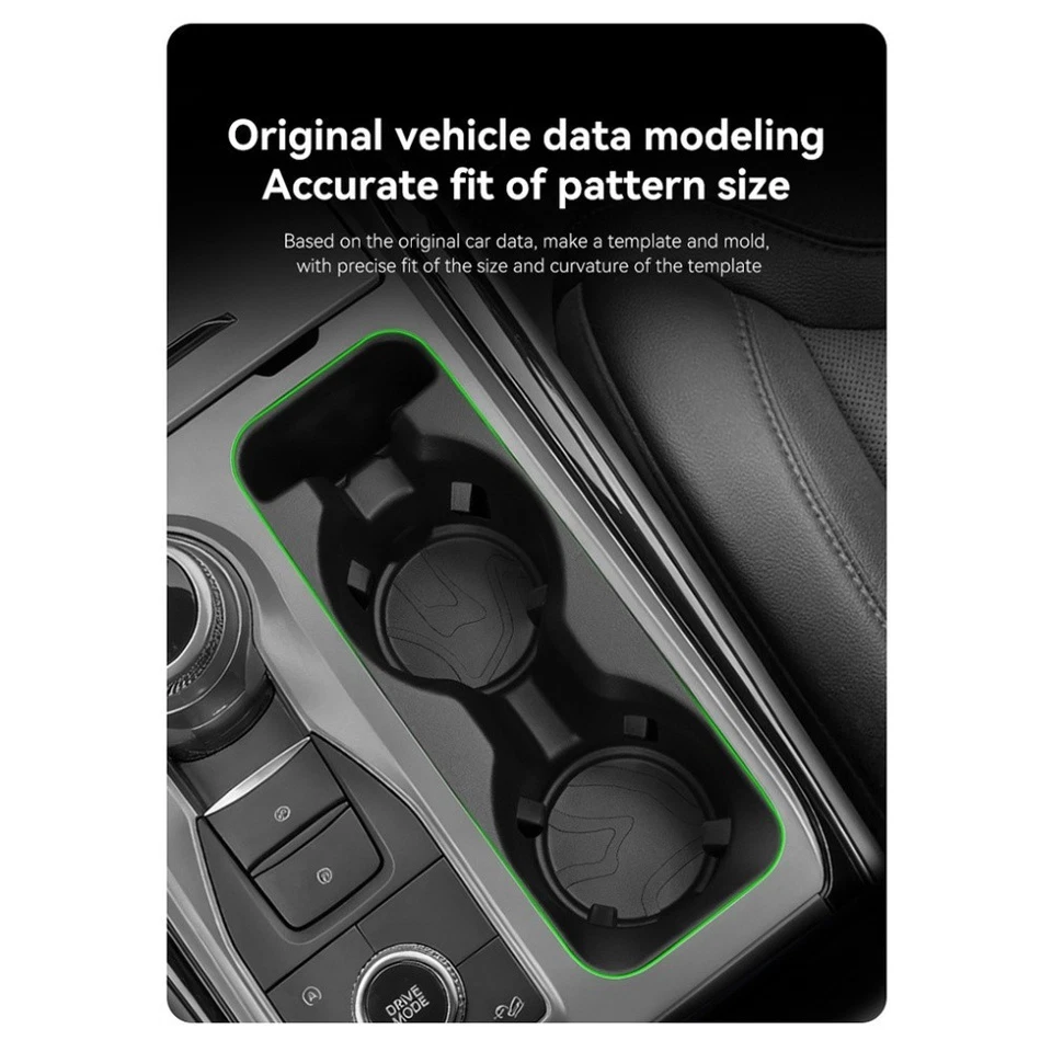 Cup Holder Protector Custom Fit For Explorer 2020-2024 Noise Reduction Design - Image 4 of 4