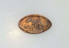 Vintage Wild Arctic-Sea World San Diego, CA "Polar Bear" Elongated Pressed Penny