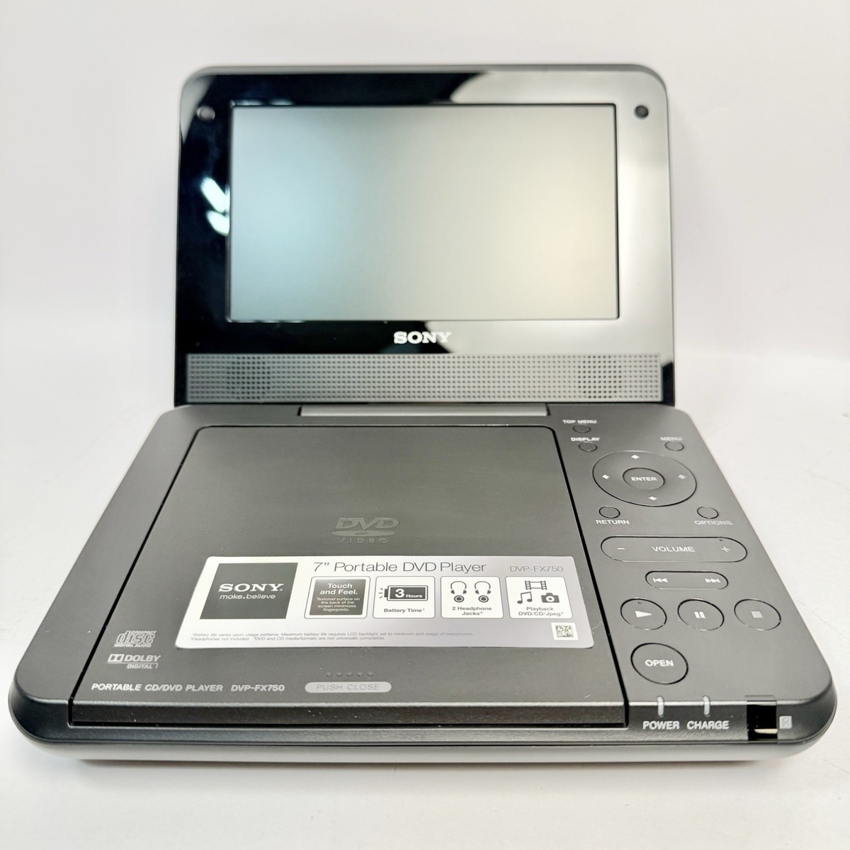 📀 Sony DVP-FX750 7″ Portable DVD Player – Clean, Tested, Remote