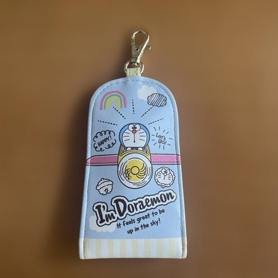 Im Doraemon Reel Key Case, Blue, AirFloating Doraemon design, NOC, Unused,